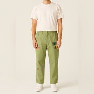 Teddy Fresh Embroidered Khaki Pants – Size 36